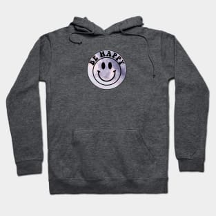 Be Happy Smiley Face Sky Hoodie